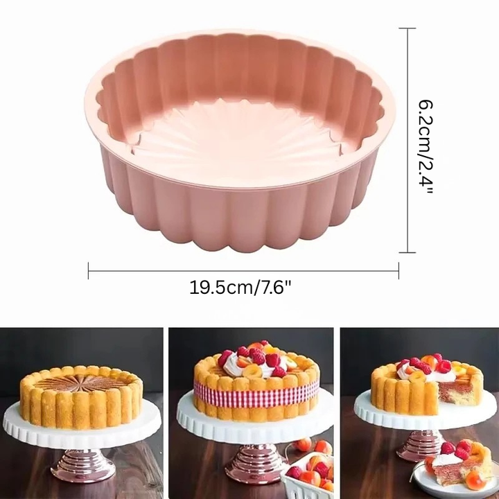 Round Non-stick Reusable Multifunctional Silicone Cake Mold | Stornfield