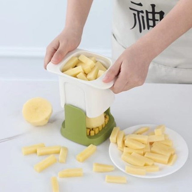 Multifunctional Vegetable Chopper Fries Cutter Hand Pressure Dicer | Stornfield