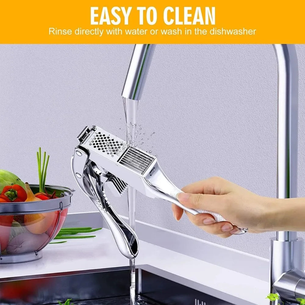 Stainless Steel Multifunctional Manual Garlic Press | Stornfield