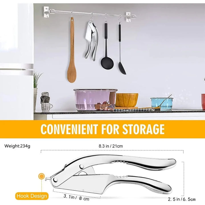 Stainless Steel Multifunctional Manual Garlic Press | Stornfield