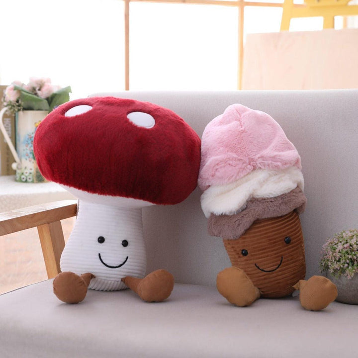 Stornfield | Coussin en peluche champignon