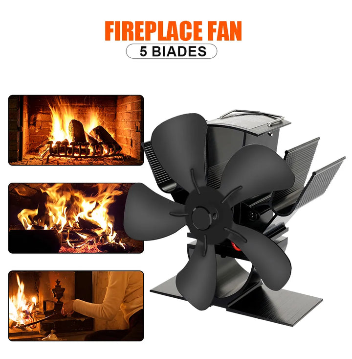 Stornfield | Best Wood Burner Stove Fan for Log Burning Fire Stove