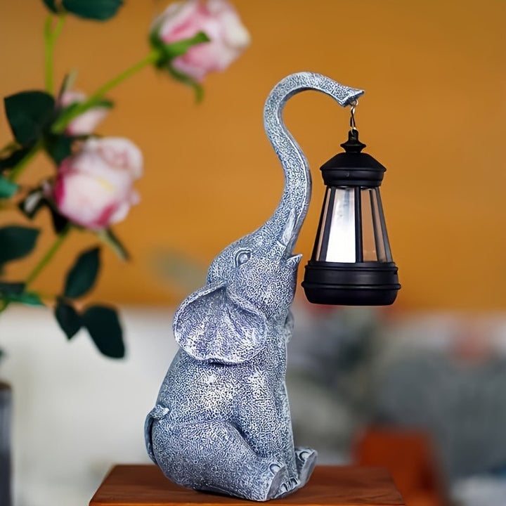 Atmospheric Solar Lamp for the Garden - Elephant Glow | Stornfield