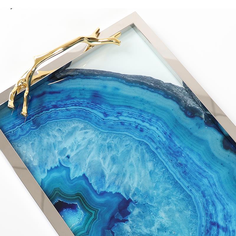Blue Agate Tray Stornfield