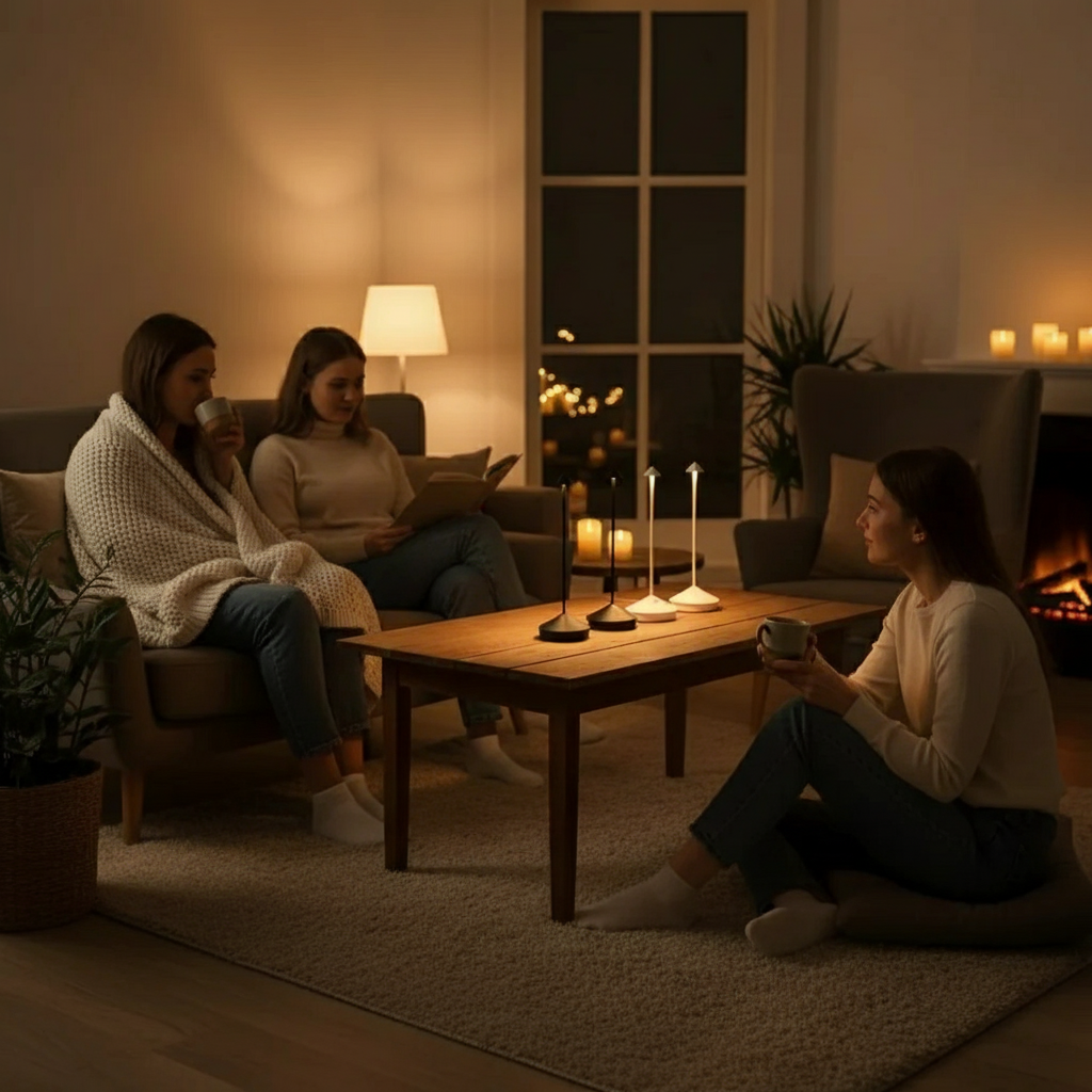 ClarityGlow – Wireless LED table lamp | Stornfield