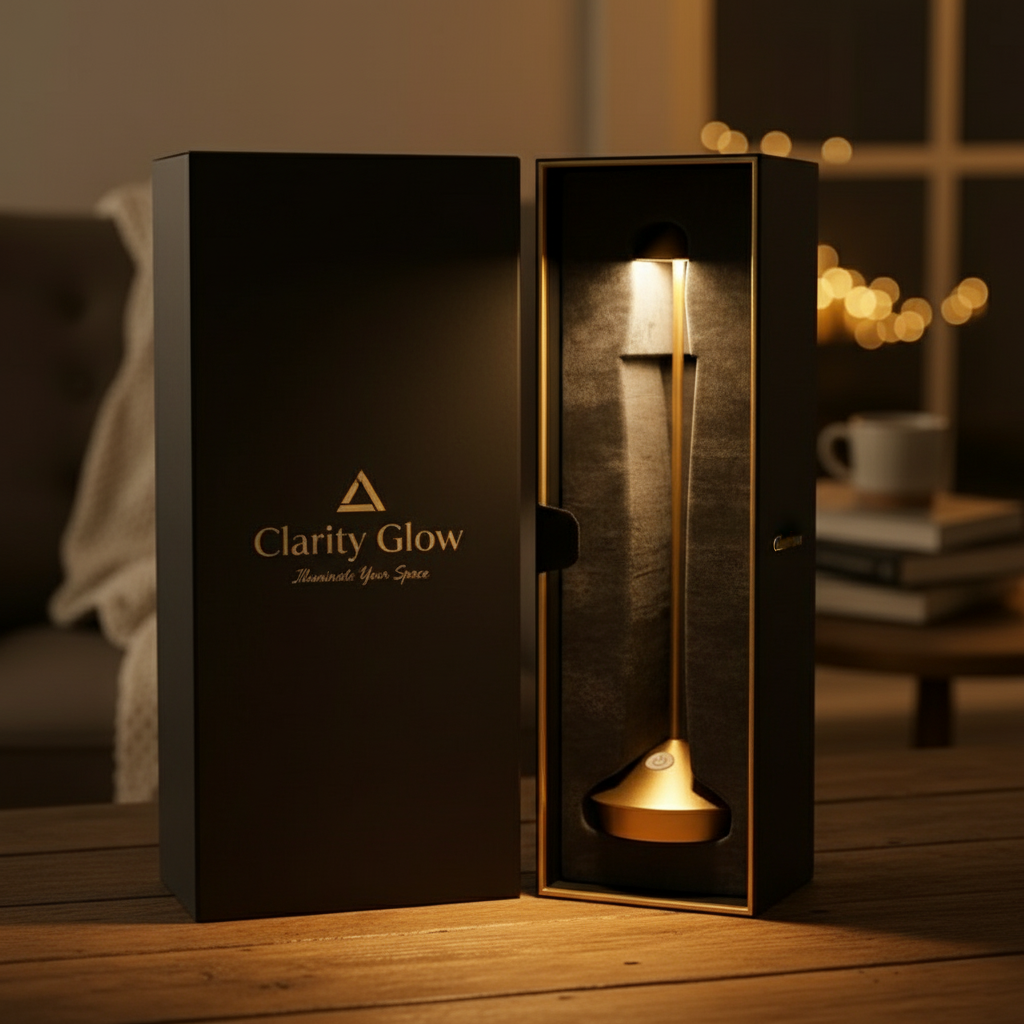 ClarityGlow – Wireless LED table lamp | Stornfield