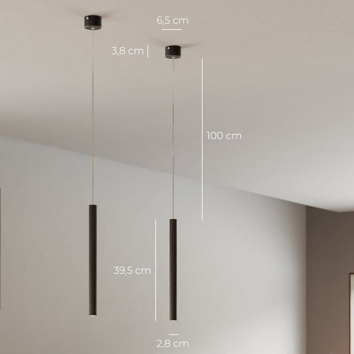 Stornfield | RayAura Minimalist LED Pendant Light | Modern Design | Elegant Ceiling Lamp for Living Room & Office