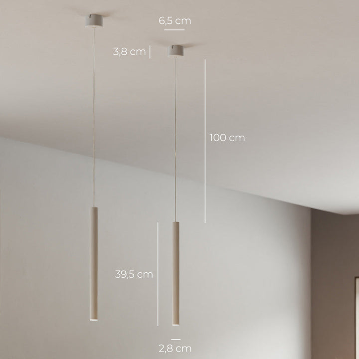 Stornfield | RayAura Minimalist LED Pendant Light | Modern Design | Elegant Ceiling Lamp for Living Room & Office