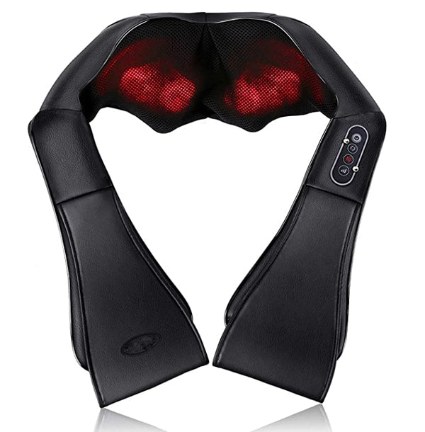 RelaxPro Massage Pillow – Shiatsu Heating Pillow for Neck, Shoulders and Back | Stornfield