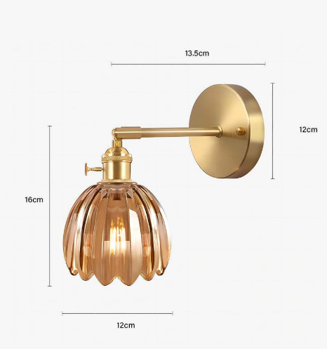 Stornfield | Retro – Tulip Bud Glass Wall Lamp