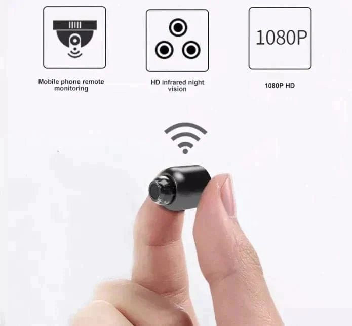 Small wireless night vision camera for home security