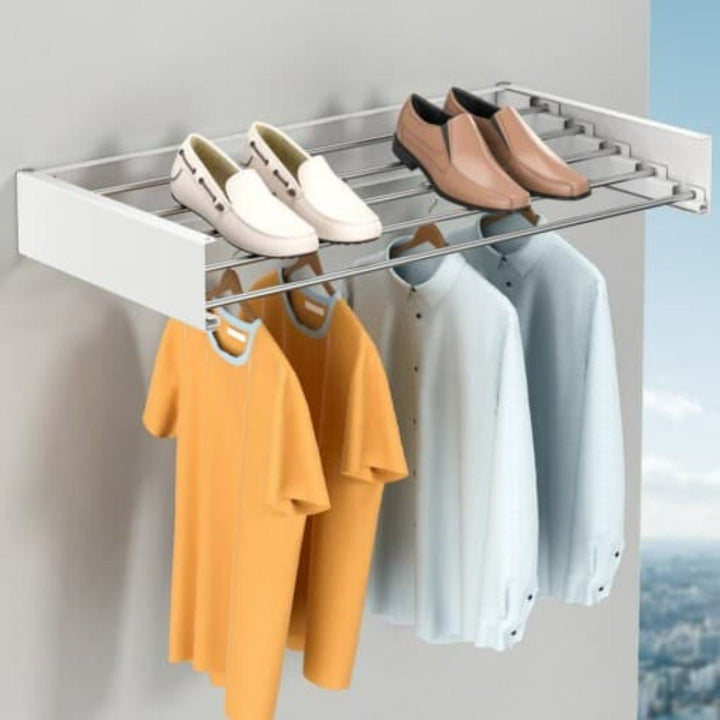 Stornfield | AetherDry™ | Foldable Wall-Mounted Drying Rack | Space-Saving Laundry Solution for Efficient Drying in Small Spaces
