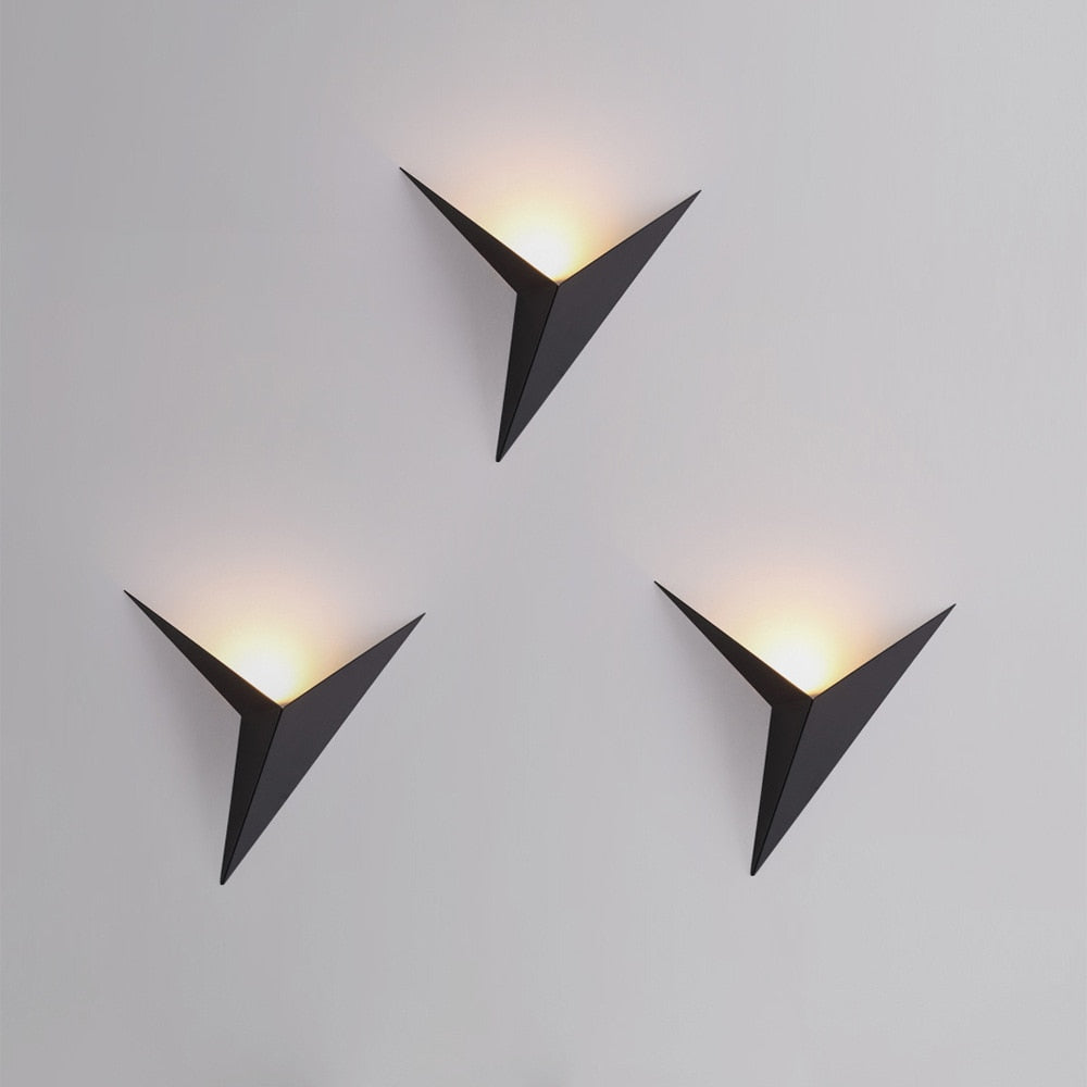 Modern Triangular Wall Lamp - TrigoLux | Stornfield