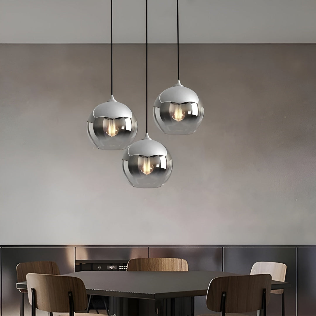 Industrial Glass Pendant Light with LED – Modern & Decorative | Ideal for Kitchens, Dining Rooms & Bars | Stornfield