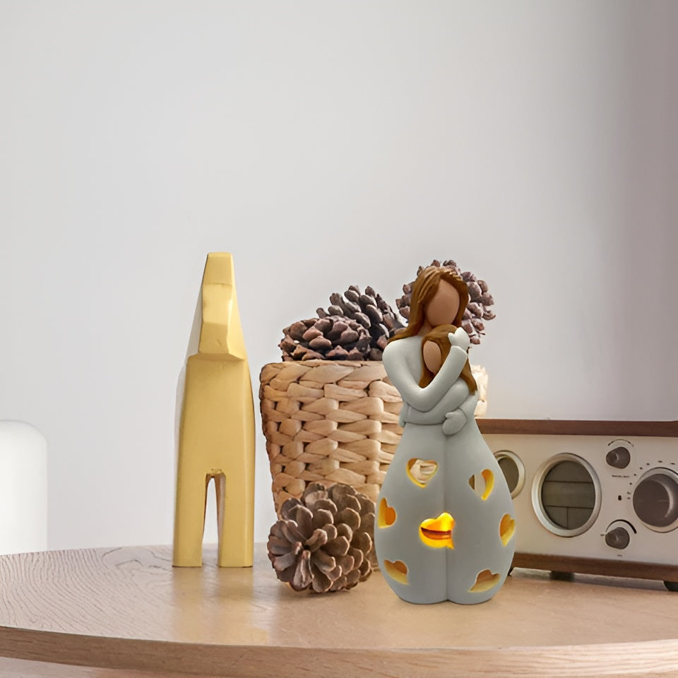 Stornfield | Flamboyant Mother Daughter Candlestick - LoveGlow