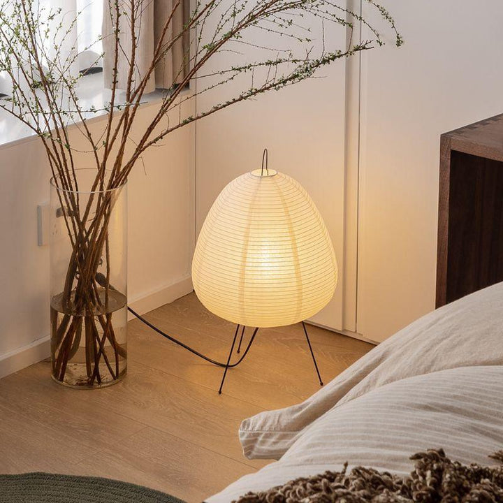 Stornfield | Japanese Rice Paper Floor Lamp for a Cozy Ambiance