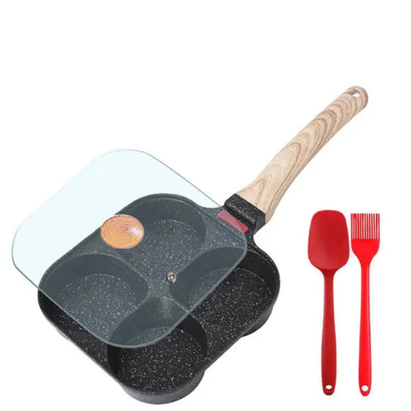 Nonstick Egg Frying Pan with Lid Kitchen Breakfast Grill | Stornfield
