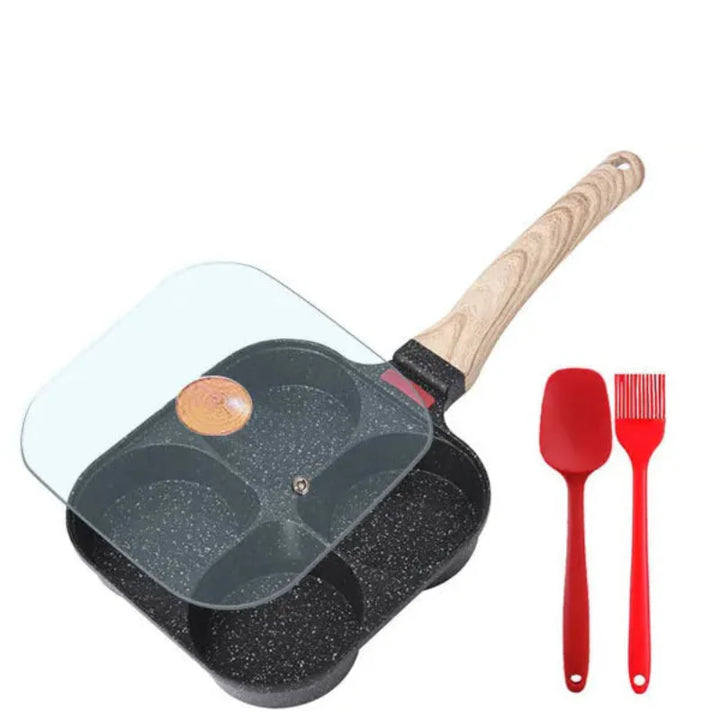 Nonstick Egg Frying Pan with Lid Kitchen Breakfast Grill | Stornfield