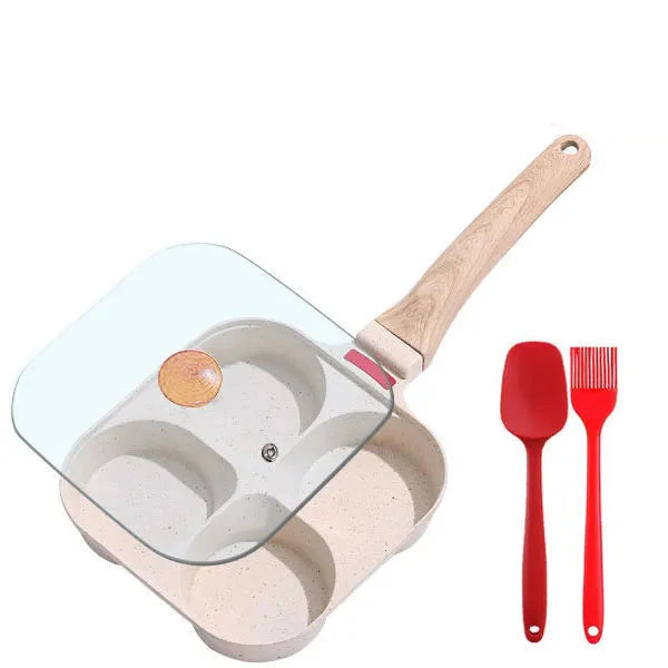 Nonstick Egg Frying Pan with Lid Kitchen Breakfast Grill | Stornfield