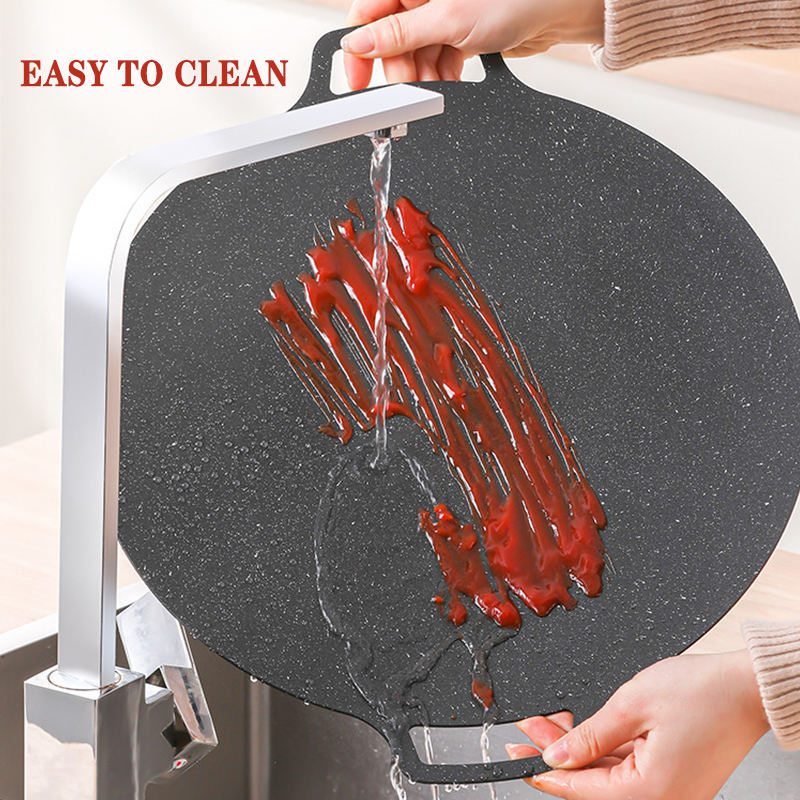 Nonstick Frying Pan Outdoor Cast Iron BBQ Plate Camping Grill Pan | Stornfield