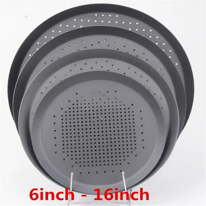 Nonstick Pizza Baking Pan Tray Plate Holder Pizza Screen Pan Metal Net | Stornfield