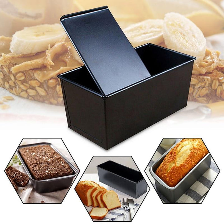 Nonstick Rectangle Bread Loaf Baking Pan With Lid | Stornfield