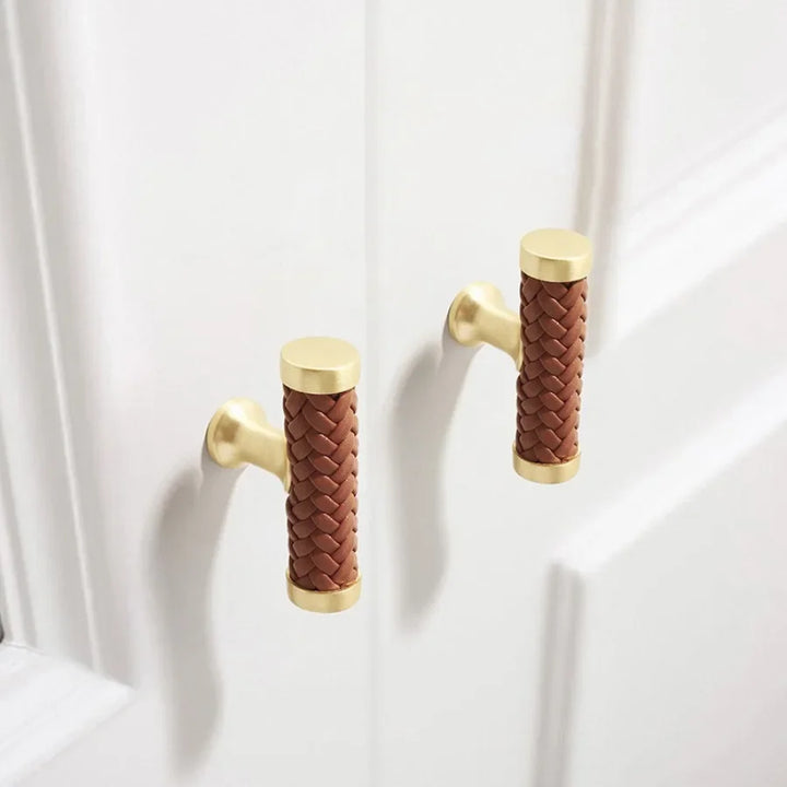 Nordic Leather Drawer Pulls for Cabinets and Furniture | Stornfield
