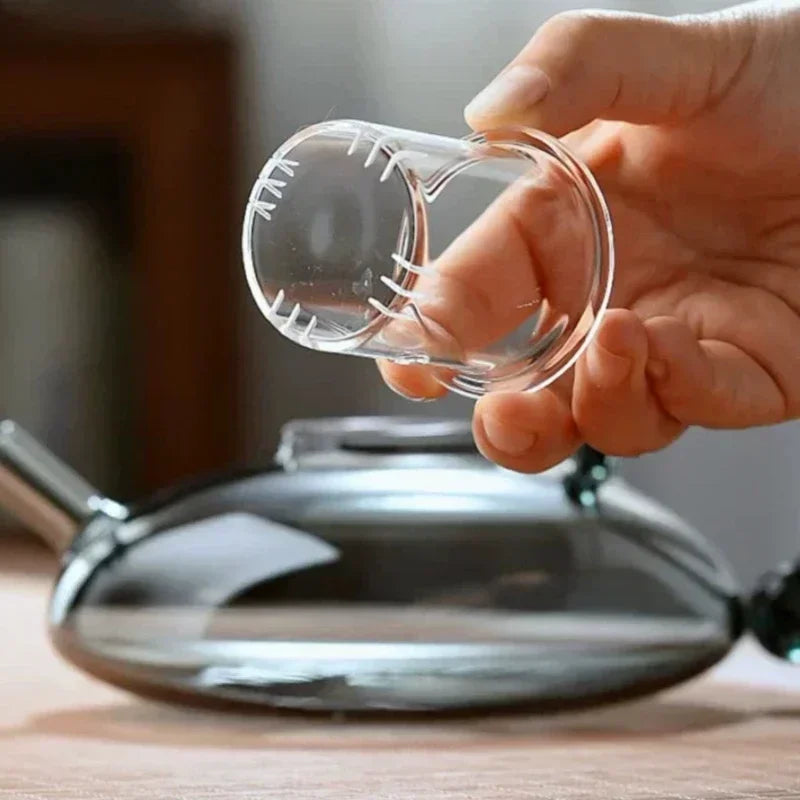 Nordic Style Heat Resistant Glass Tea Kettle with Infuser Teapot Set | Stornfield
