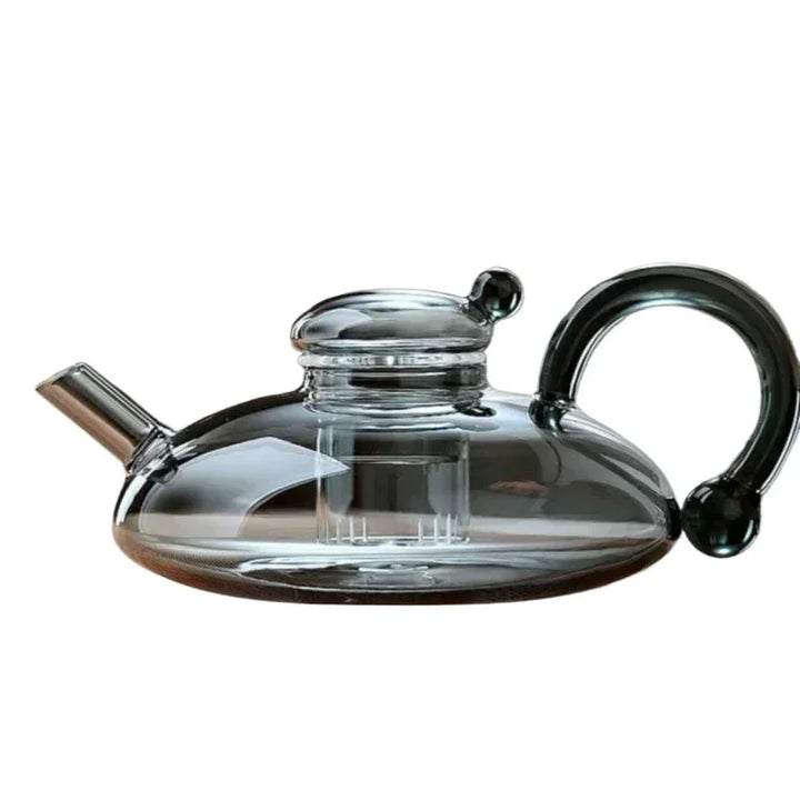 Nordic Style Heat Resistant Glass Tea Kettle with Infuser Teapot Set | Stornfield