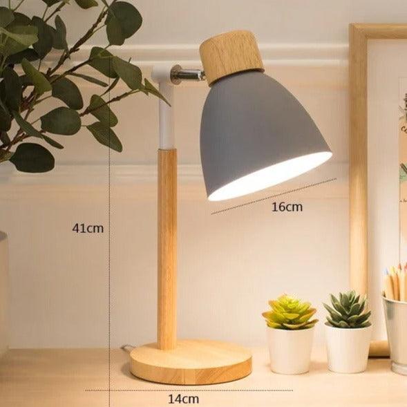 Stornfield | Nordic Table Lamp | Wood, Iron