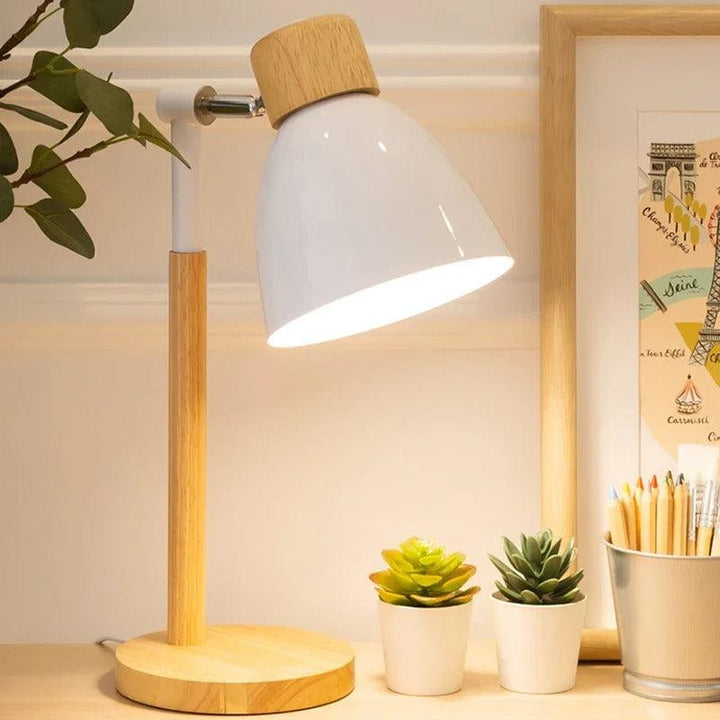 Stornfield | Nordic Table Lamp | Wood, Iron