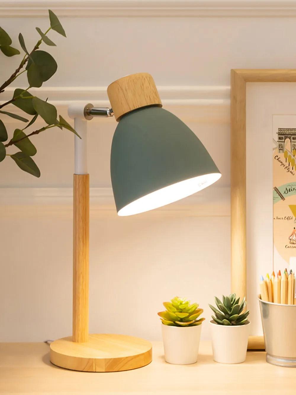 Stornfield | Nordic Table Lamp | Wood, Iron