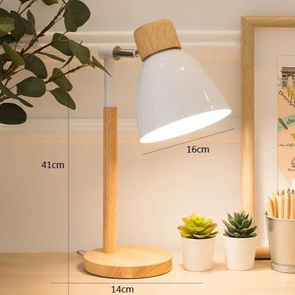 Stornfield | Nordic Table Lamp | Wood, Iron