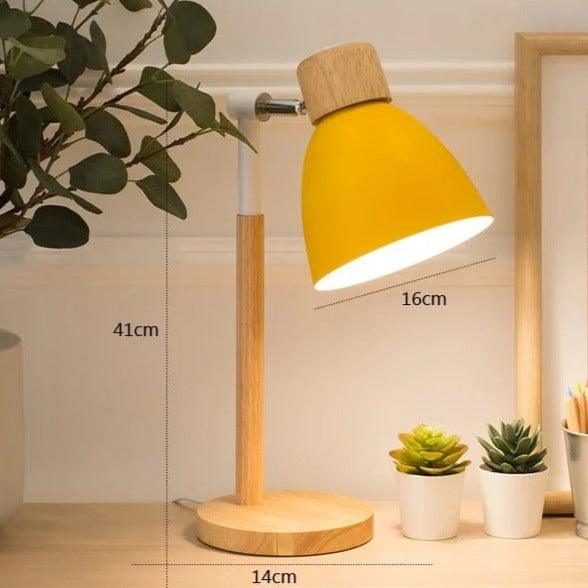 Stornfield | Nordic Table Lamp | Wood, Iron