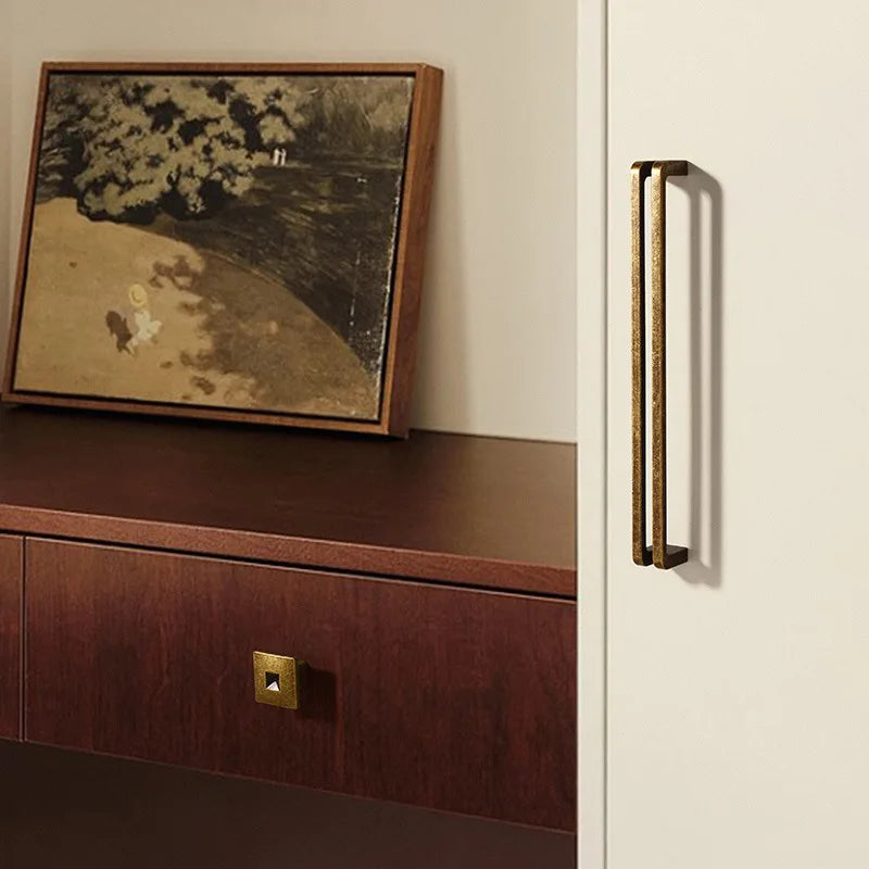 Nordic Vintage Bronze Cabinet Handle Furniture Hardware Drawer Cabinet | Stornfield