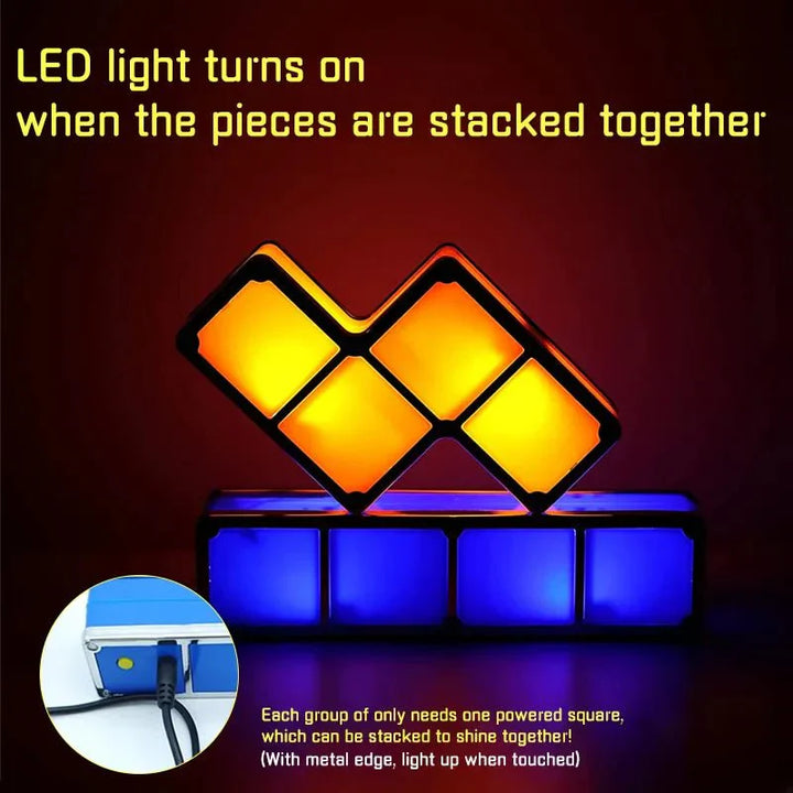 Novelty 3D Buildable Puzzle Night Light with LED Colors | Stornfield
