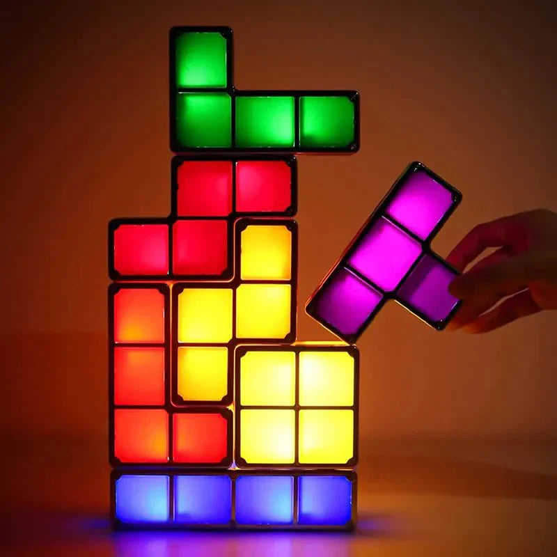 Novelty 3D Buildable Puzzle Night Light with LED Colors | Stornfield