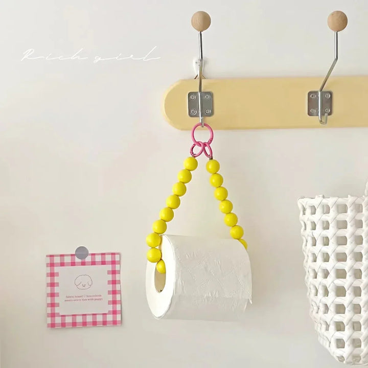 Stornfield | Innovative Hanging Toilet Paper Holder with Beads