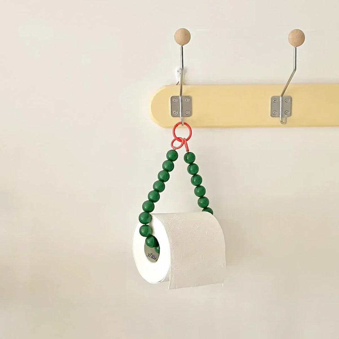 Stornfield | Innovative Hanging Toilet Paper Holder with Beads
