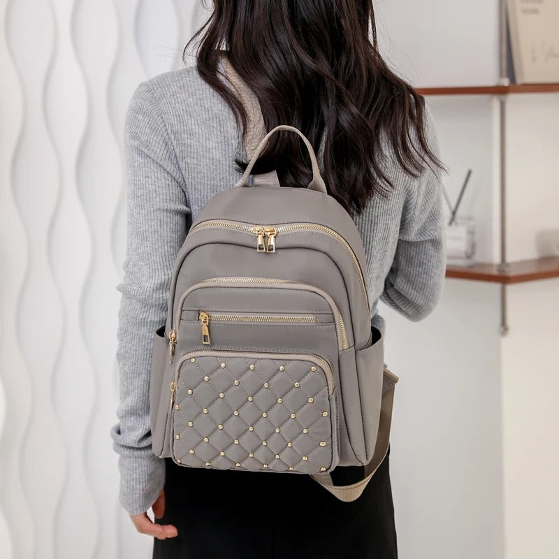 Lightweight Water-Resistant Nylon Backpack for Women – Travel & School | Stornfield