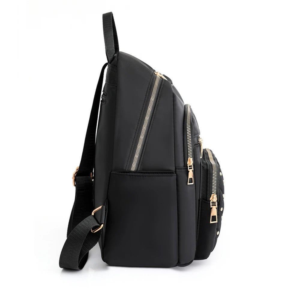 Lightweight Water-Resistant Nylon Backpack for Women – Travel & School | Stornfield
