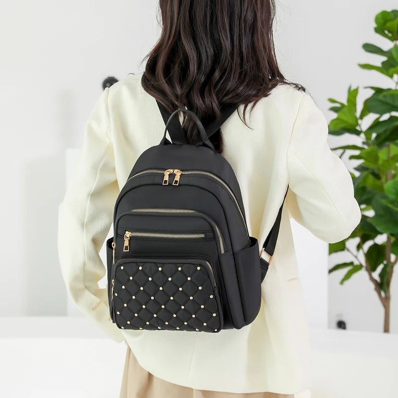 Lightweight Water-Resistant Nylon Backpack for Women – Travel & School | Stornfield