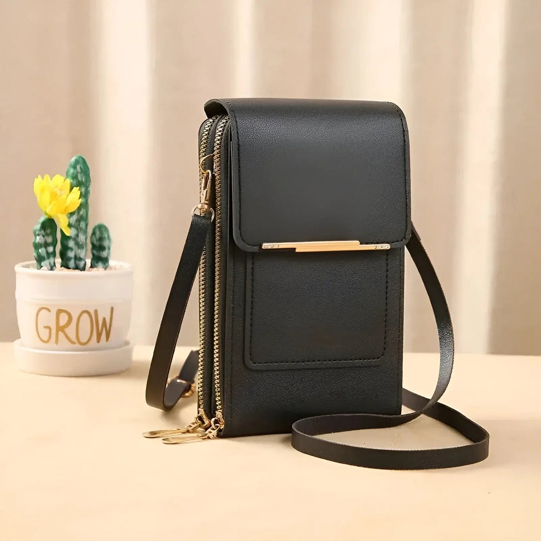 Trendy Leather Anti-Theft Women's Shoulder Bag - SecureStyle | Stornfield