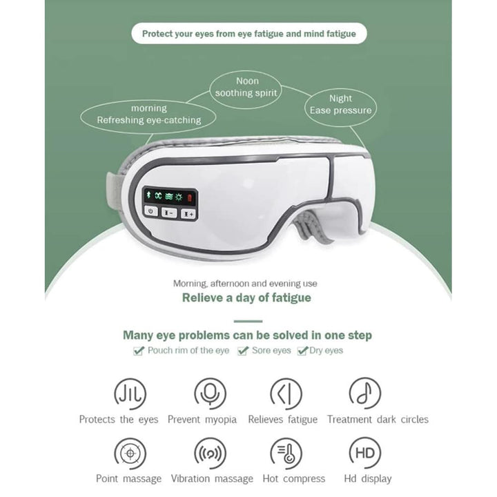 4-in-1 Multifunctional Eye Massage Glasses with Air Compression | Stornfield