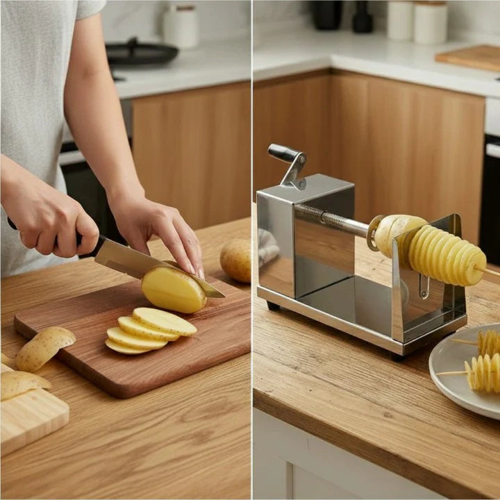 Stainless Steel Spiral Cutter for Even Spirals | Stornfield