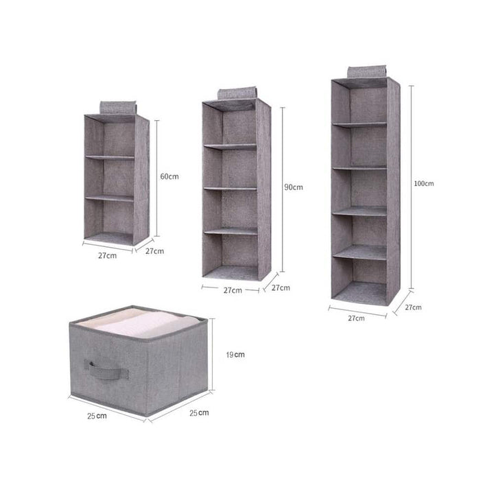 Fabric hanging storage 3 pieces - 6 parts | Stornfield
