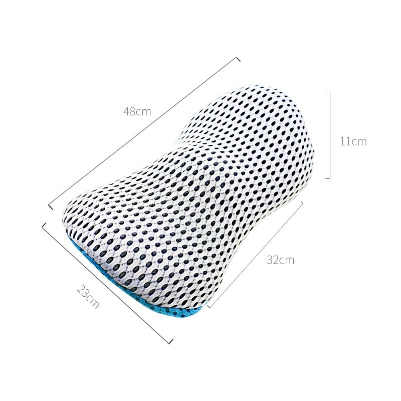 Stornfield | SpineRest Orthopedic Lumbar Pillow | Ergonomic Back Support for Office, Car & Home | Removable Cover