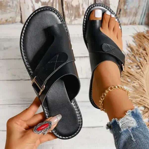Stornfield | Women's Orthopedic Hallux Valgus Correction Leather Sandals