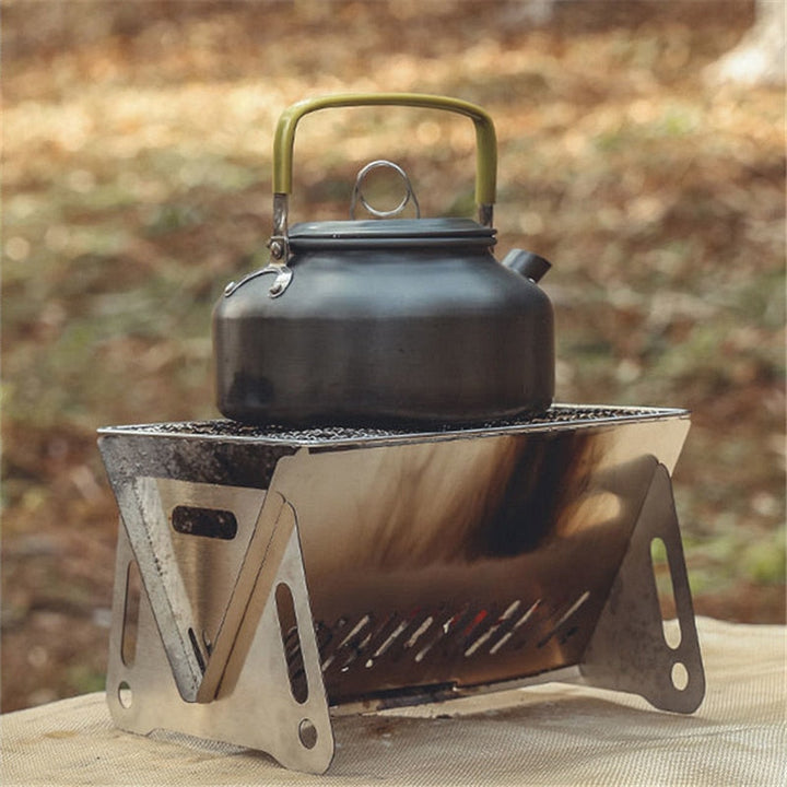 Outdoor Portable BBQ Camping Grill Stainless Steel Folding Grill | Stornfield