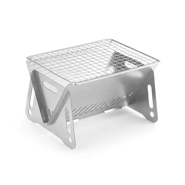 Outdoor Portable BBQ Camping Grill Stainless Steel Folding Grill | Stornfield